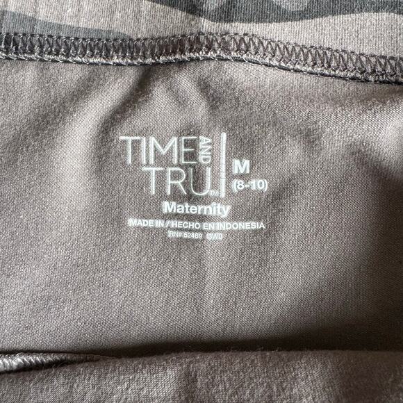 Time and Tru Maternity Camo Leggings – Size Medium (8–10) - Picture 5 of 5